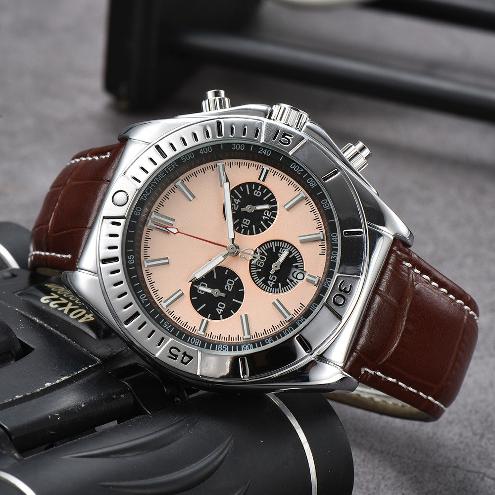 VERENZO LEATHER WATCH 40MM