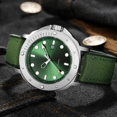 SAVRENO QUARTZ WATCH 43MM