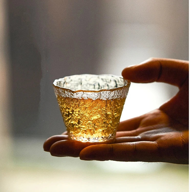 Artisanal Hammer Glass Cup