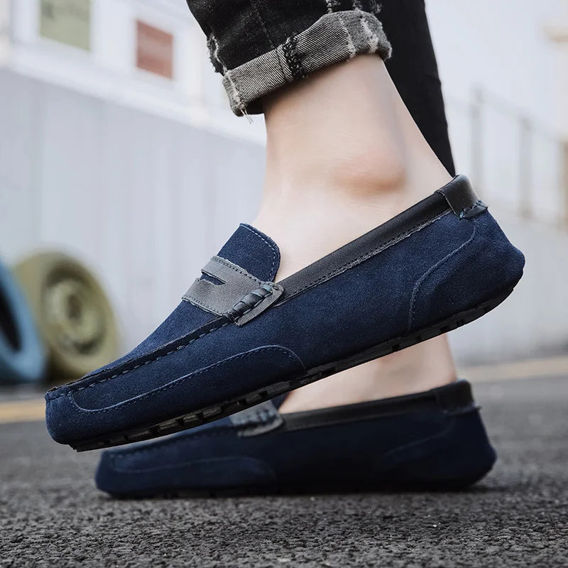 Prestige Suede Slip-Ons