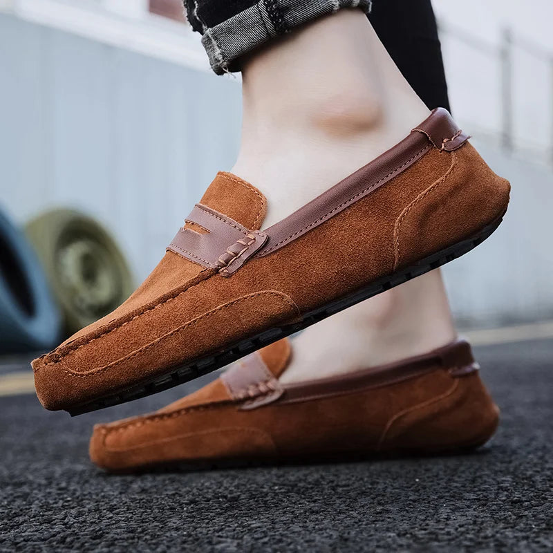 Prestige Suede Slip-Ons