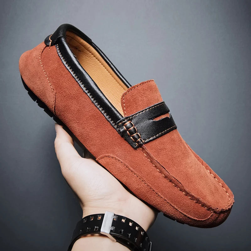 Prestige Suede Slip-Ons