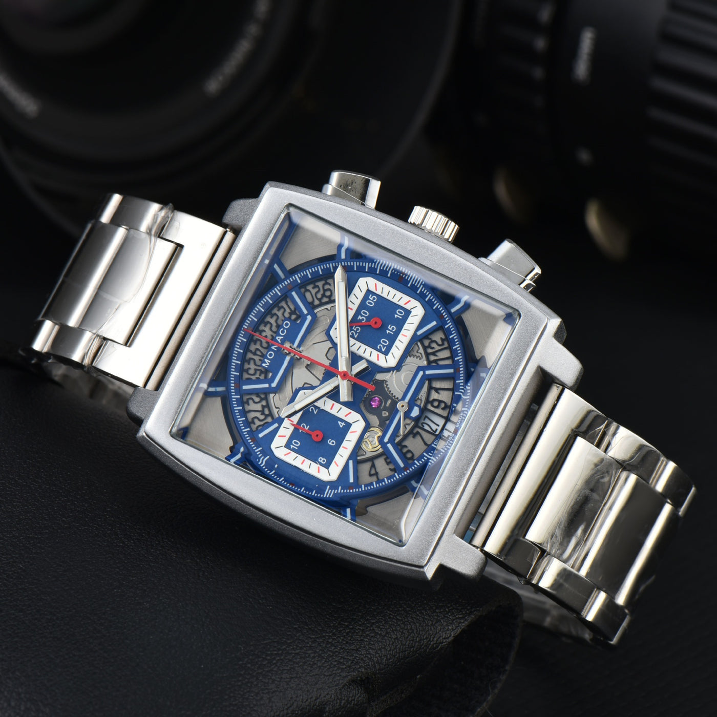 MONACO STEEL WATCH 43M