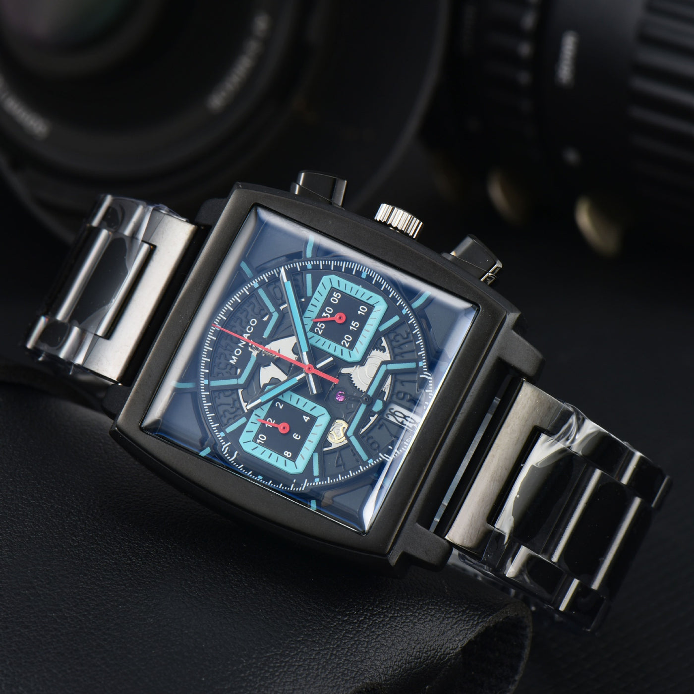 MONACO STEEL WATCH 43M
