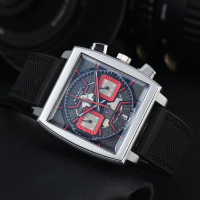 MONACO SQUARE WATCH 43MM