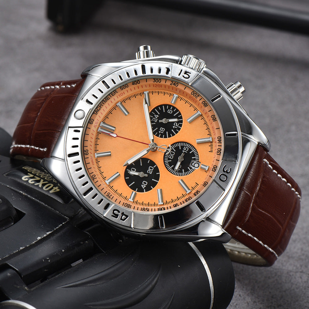 VERENZO LEATHER WATCH 40MM