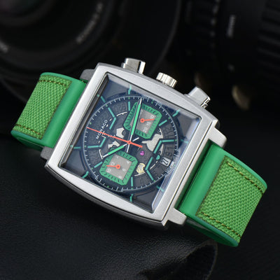 MONACO SQUARE WATCH 43MM