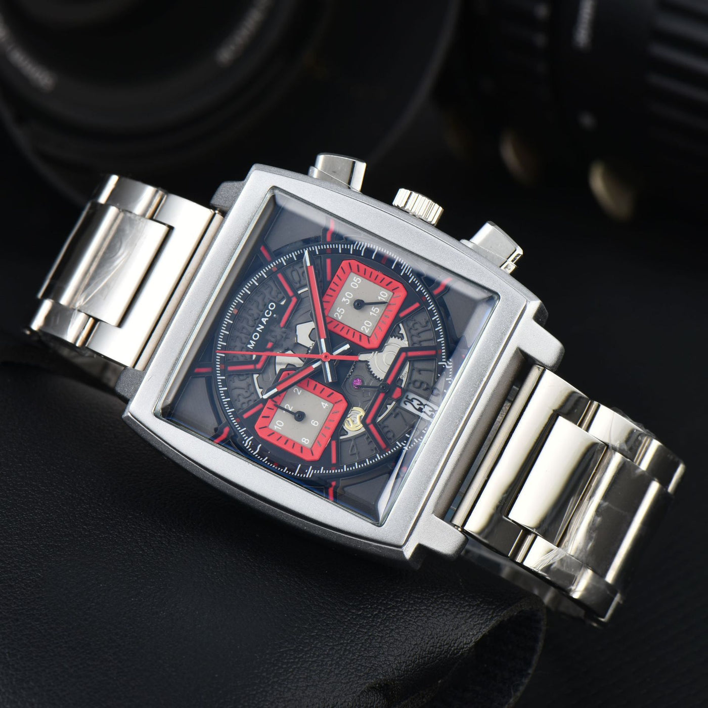 MONACO STEEL WATCH 43M
