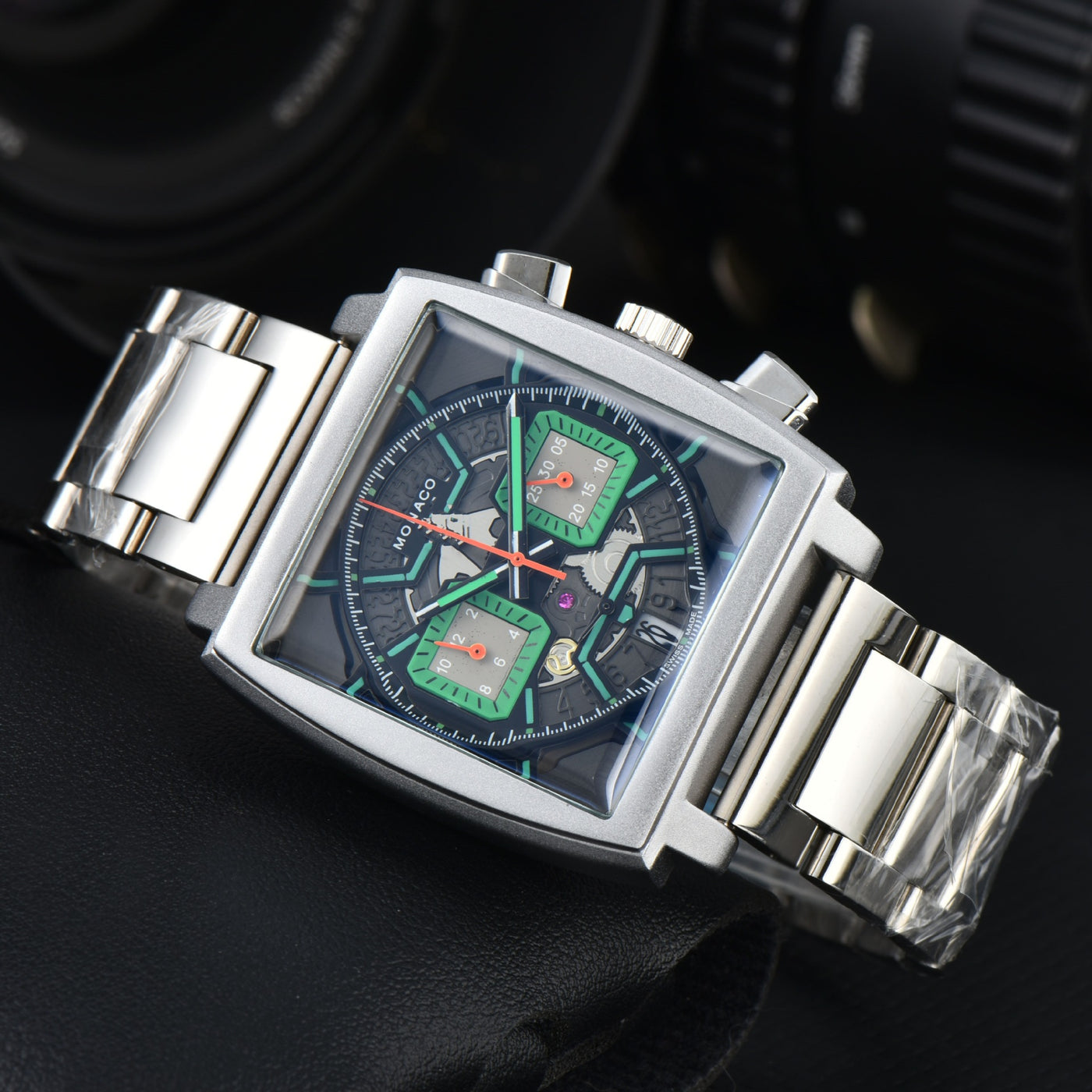 MONACO STEEL WATCH 43M