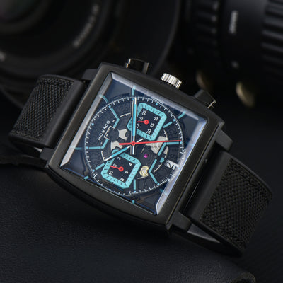 MONACO SQUARE WATCH 43MM
