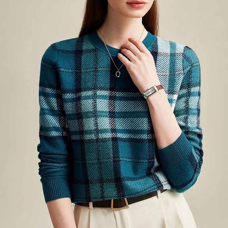 Savannah Plaid Sweater