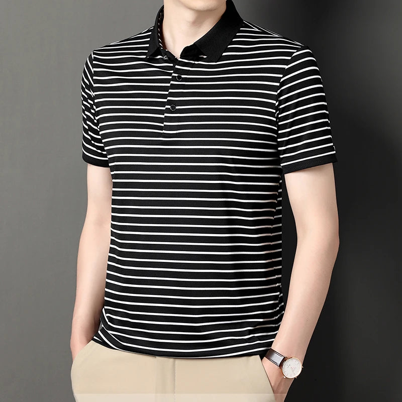 ROMEN STRIPE POLO