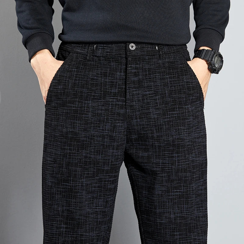 Urban Plaid Corduroy Pants