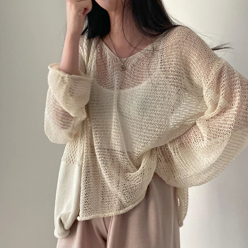 Summer Vibe Knitted Blouse