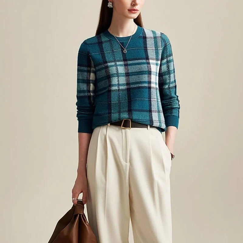 Savannah Plaid Sweater