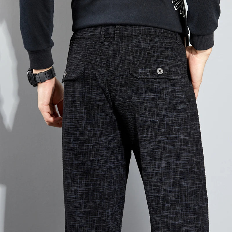 Urban Plaid Corduroy Pants