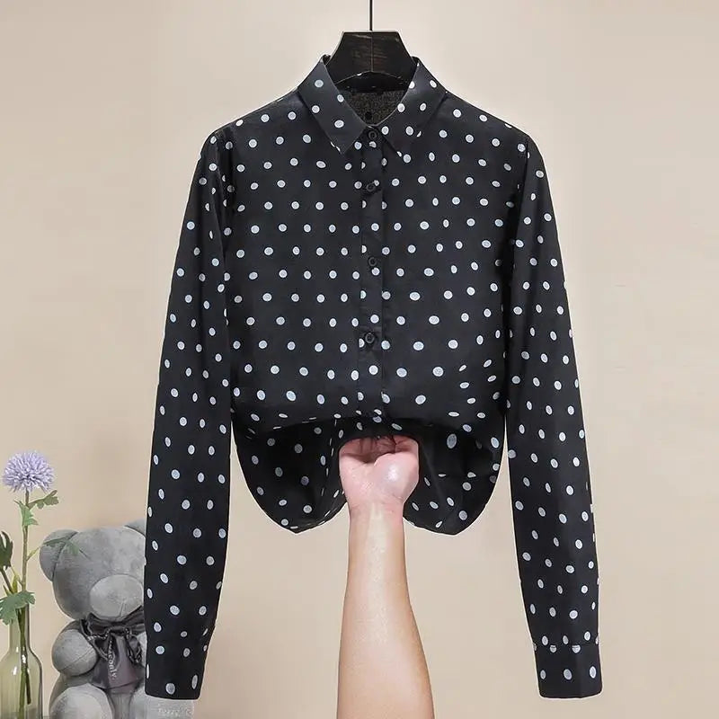 MONROE DOT BLOUSE