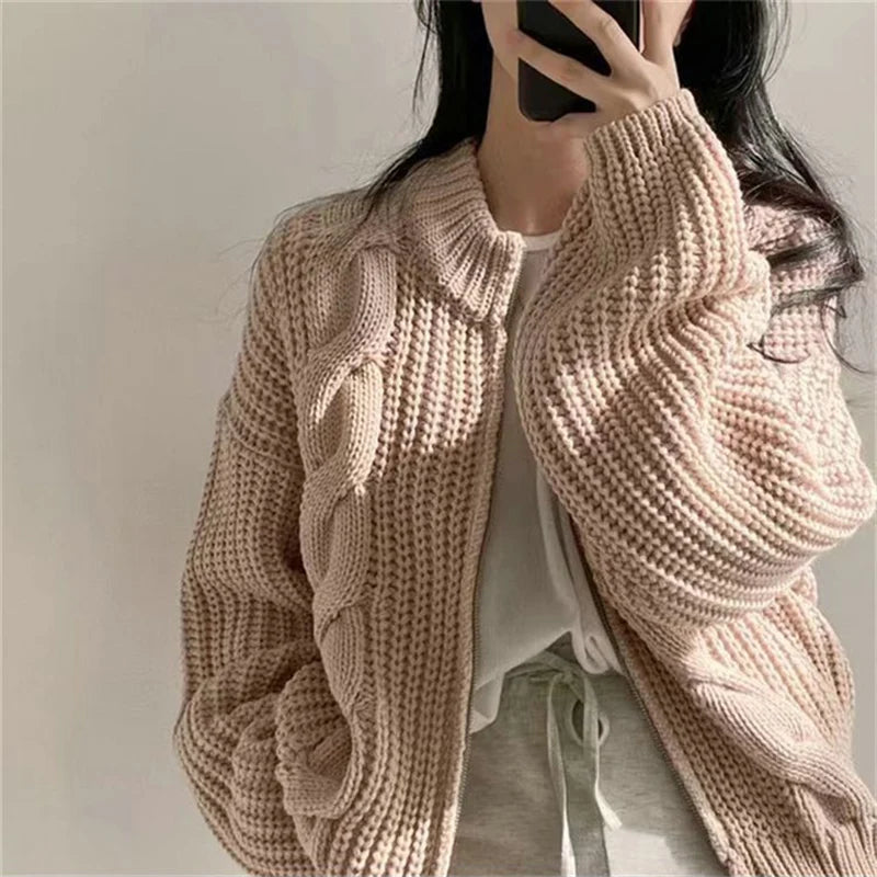 Rimocy Zip-Up Cardigan