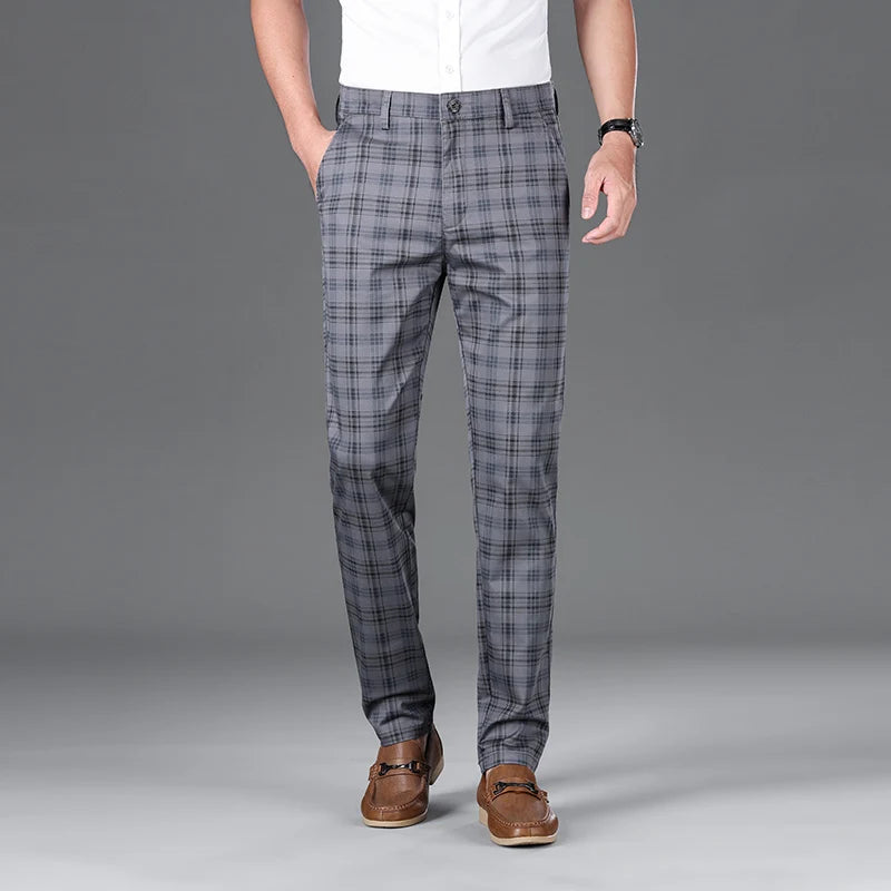 Savile Plaid Trousers