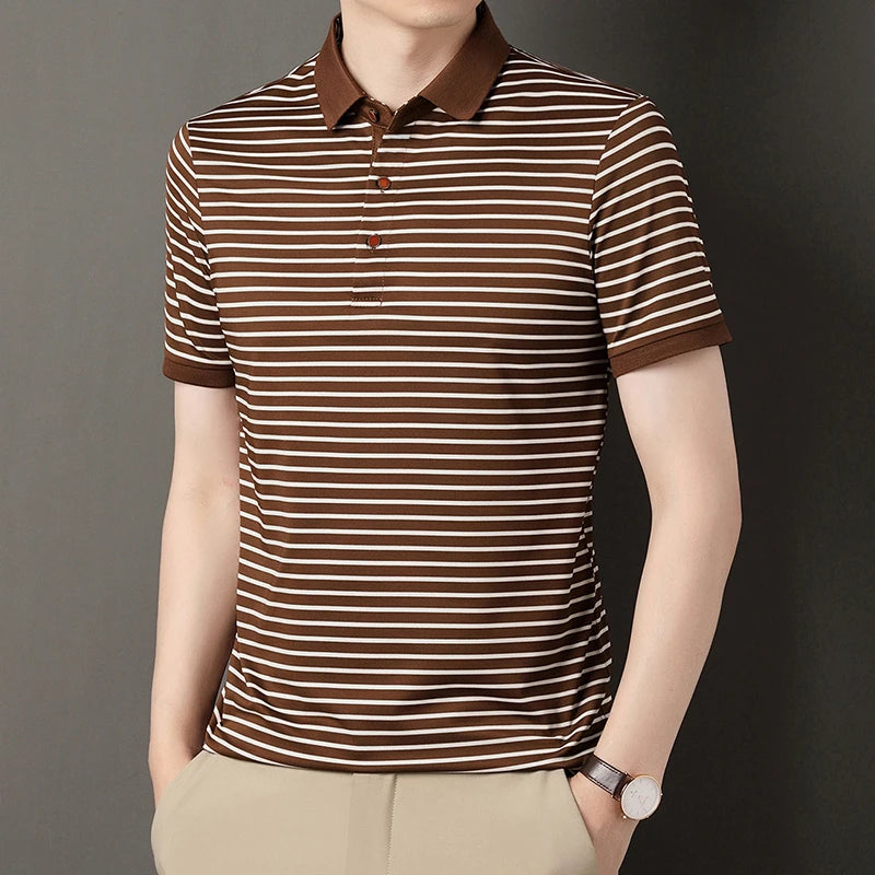 ROMEN STRIPE POLO
