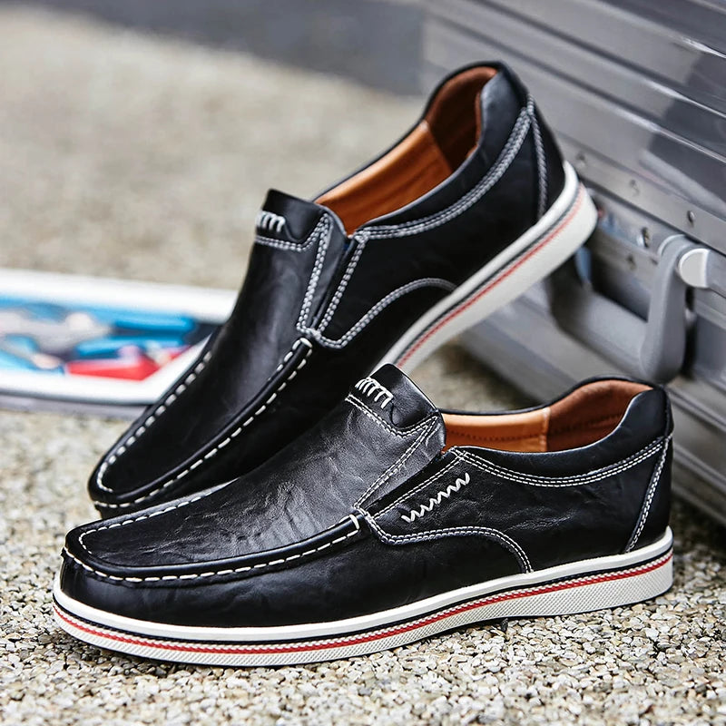 BRADLEY LEATHER LOAFERS