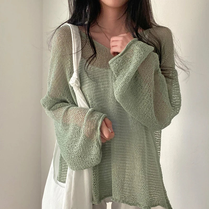 Summer Vibe Knitted Blouse