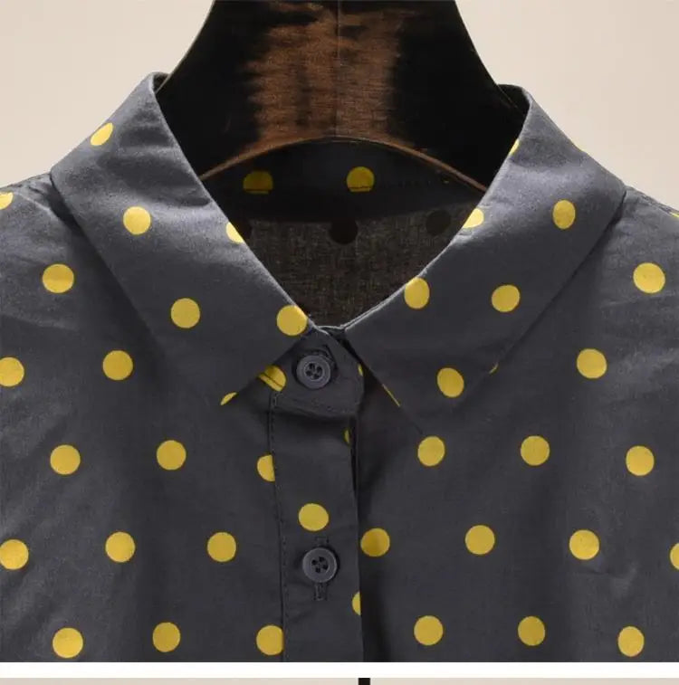 MONROE DOT BLOUSE