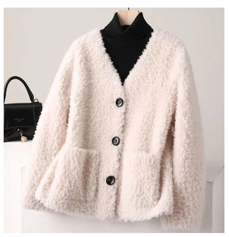 Maglione Fluff Pocket Cardigan