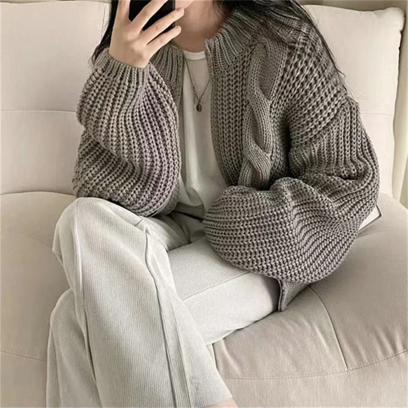 Rimocy Zip-Up Cardigan