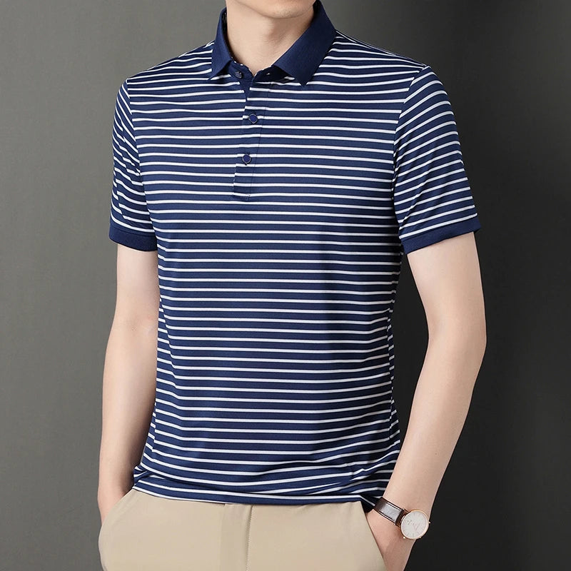 ROMEN STRIPE POLO