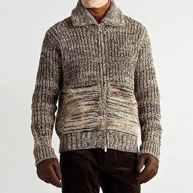 Timberline Knit Zip-Up Sweater