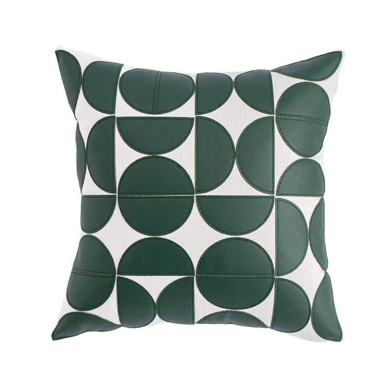 MODERA STITCHED LEATHER PILLOW COVERS