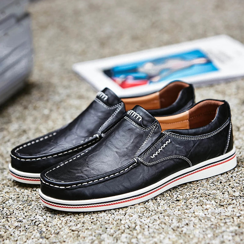 BRADLEY LEATHER LOAFERS