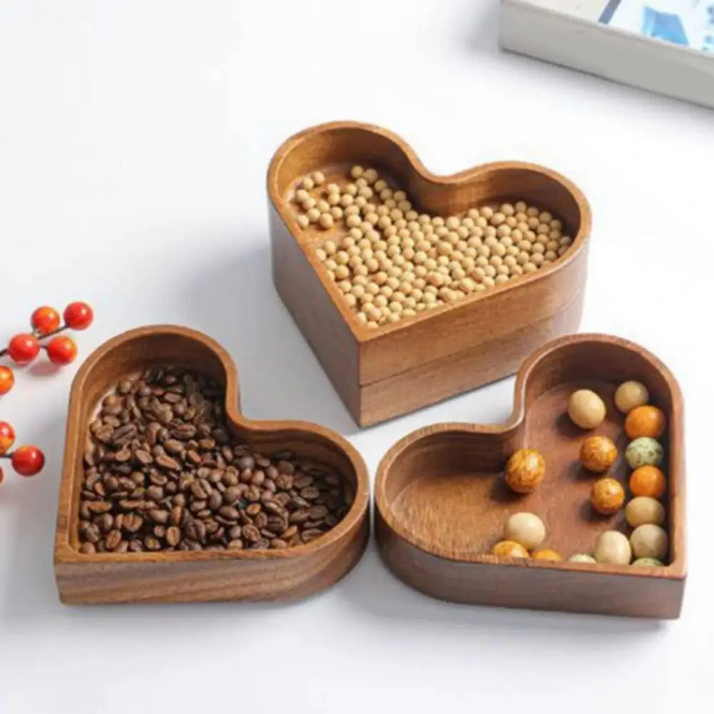 Haley'sBeck Heart-shaped Wooden Tray