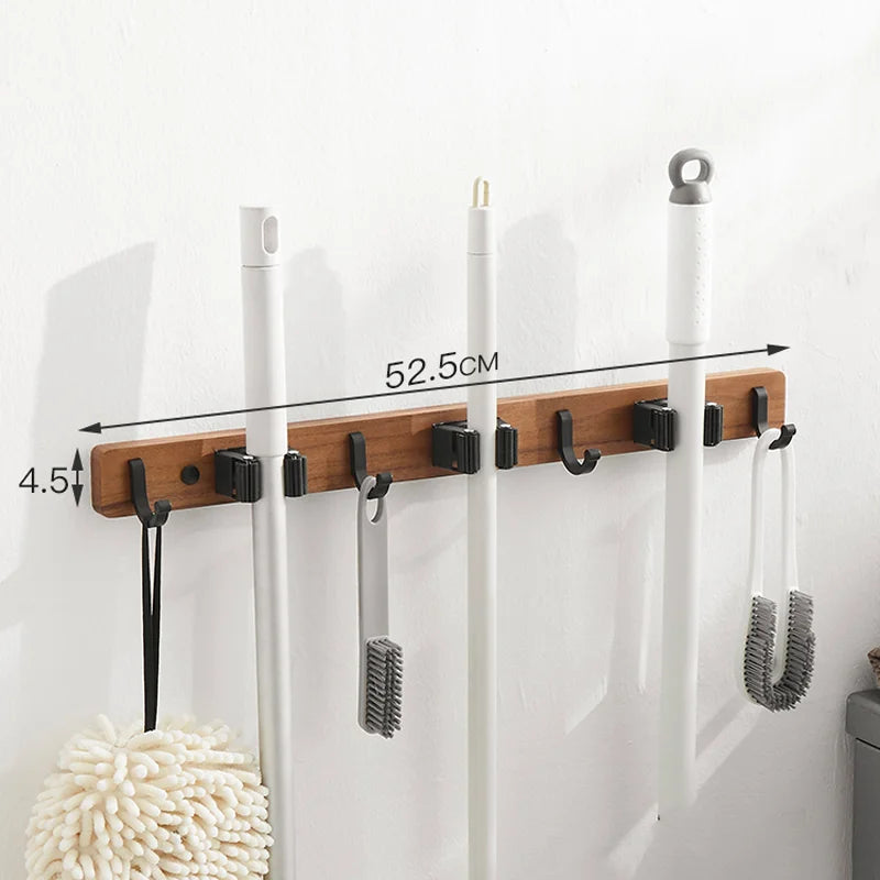 Wooden Grip Storage Rack