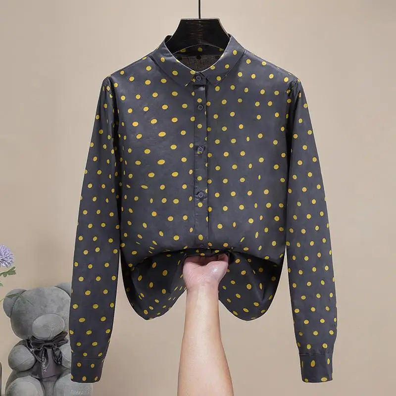 MONROE DOT BLOUSE