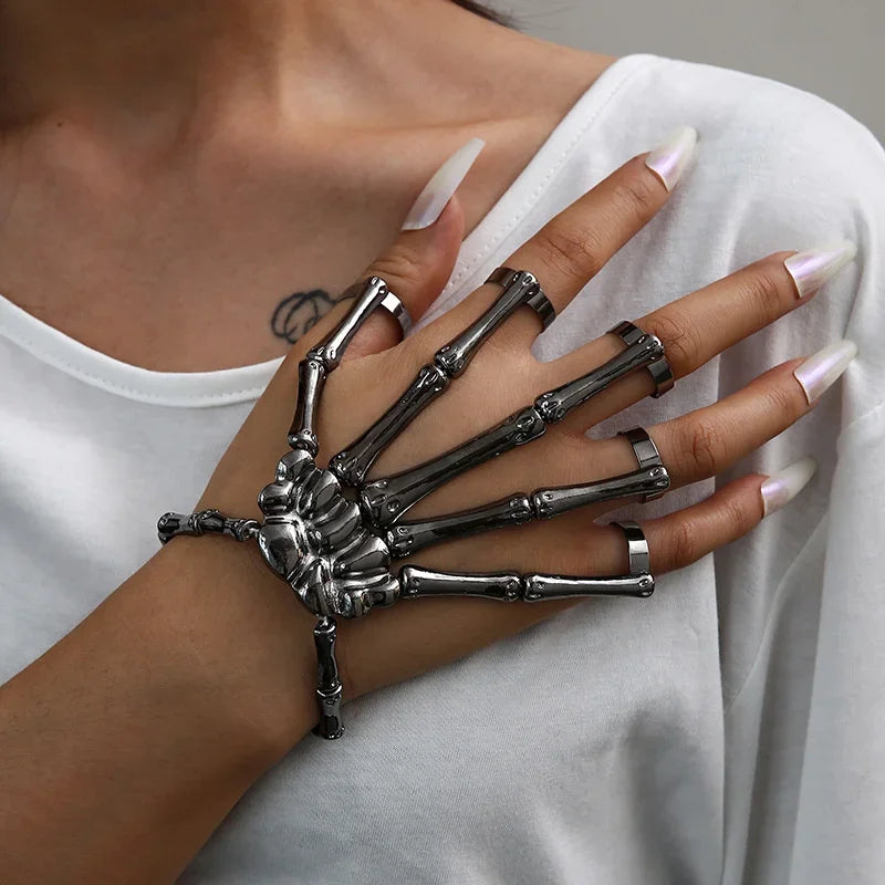 Boney Skeleton Hand Chain