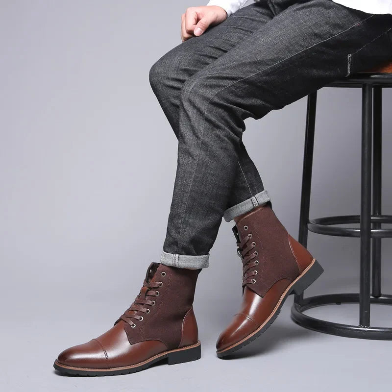 Urban Lace-Up Boots