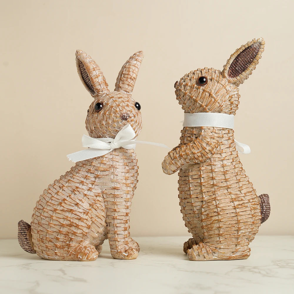 Willow Weave Spring Rabbits