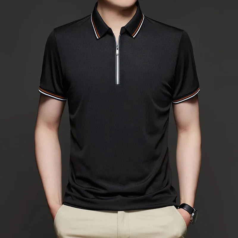 Dontoro Zip-Up Polo