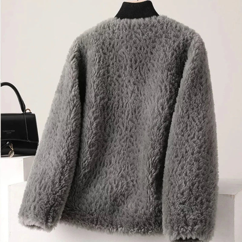 Maglione Fluff Pocket Cardigan