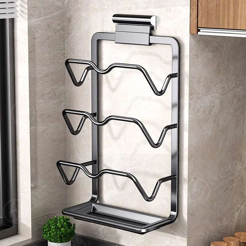 Stacksy Wall-Mounted Lid Organizer