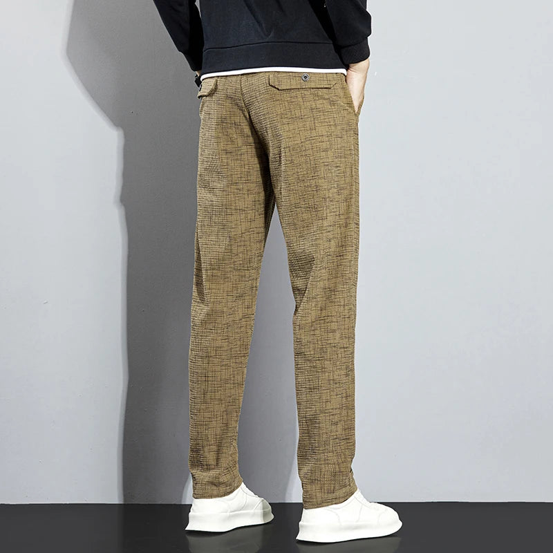 Urban Plaid Corduroy Pants