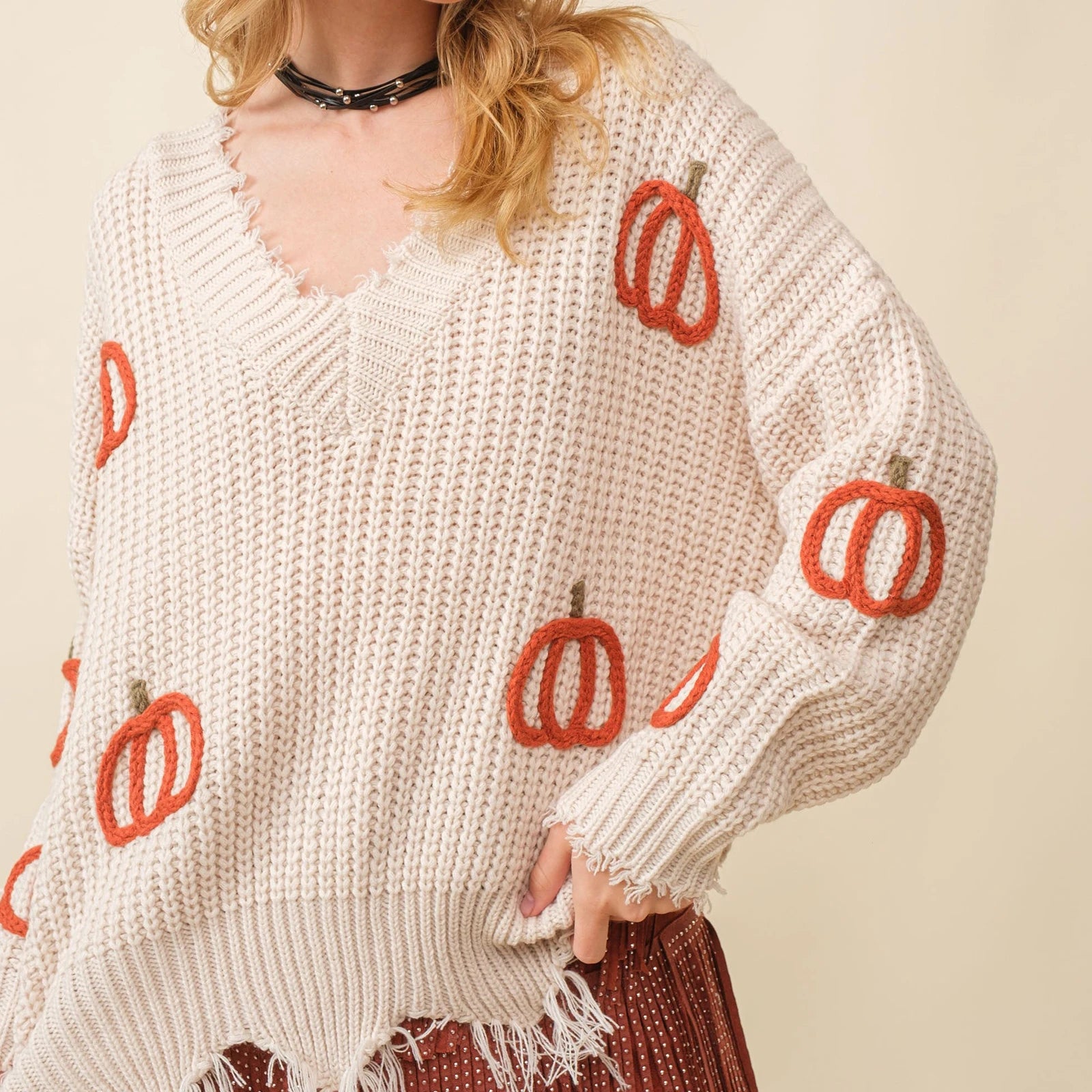 Season Starter Warm Pumpkin Pullover