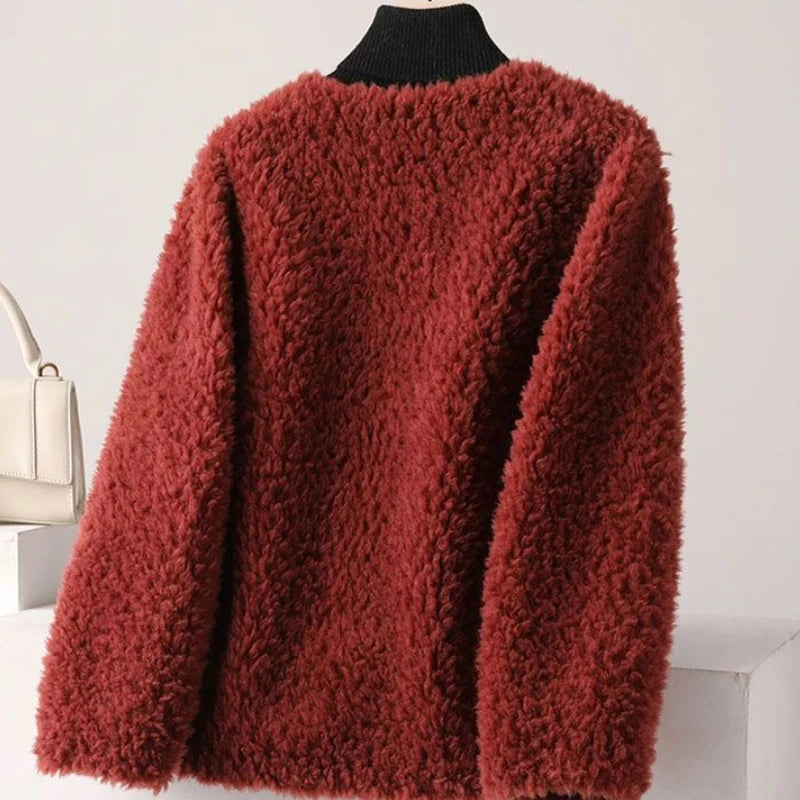 Maglione Fluff Pocket Cardigan