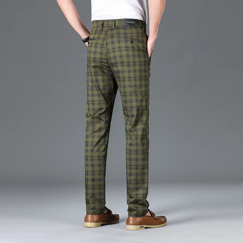 Savile Plaid Trousers