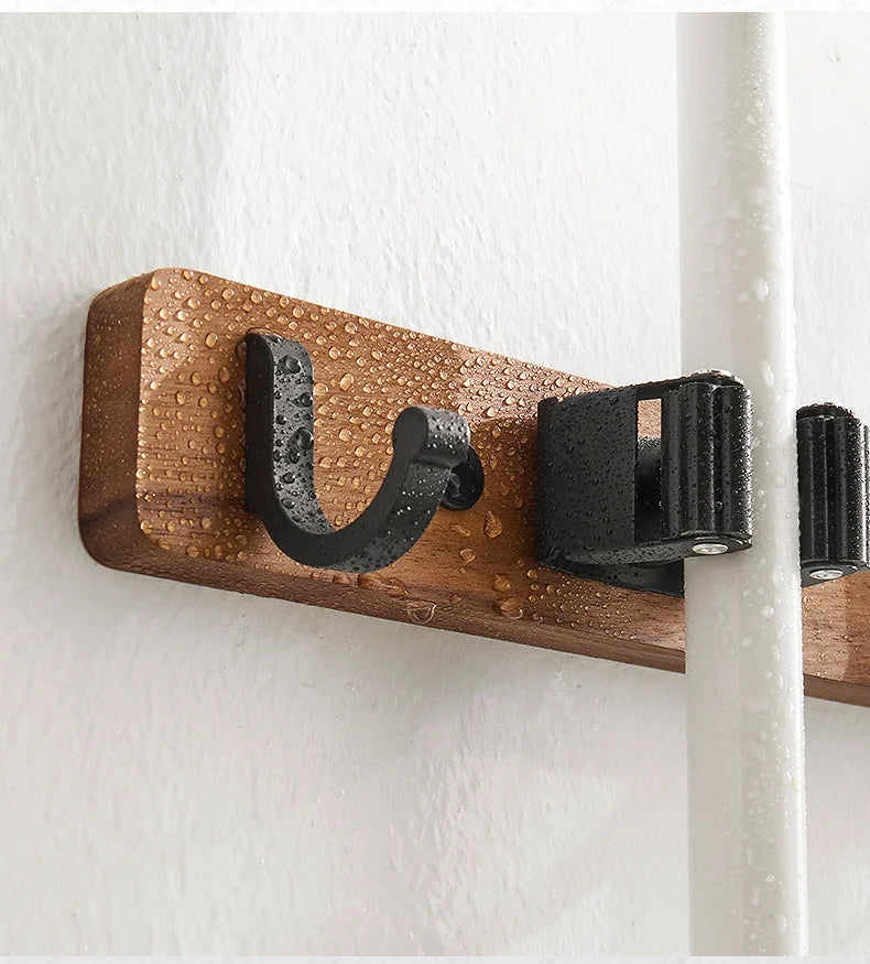 Wooden Grip Storage Rack