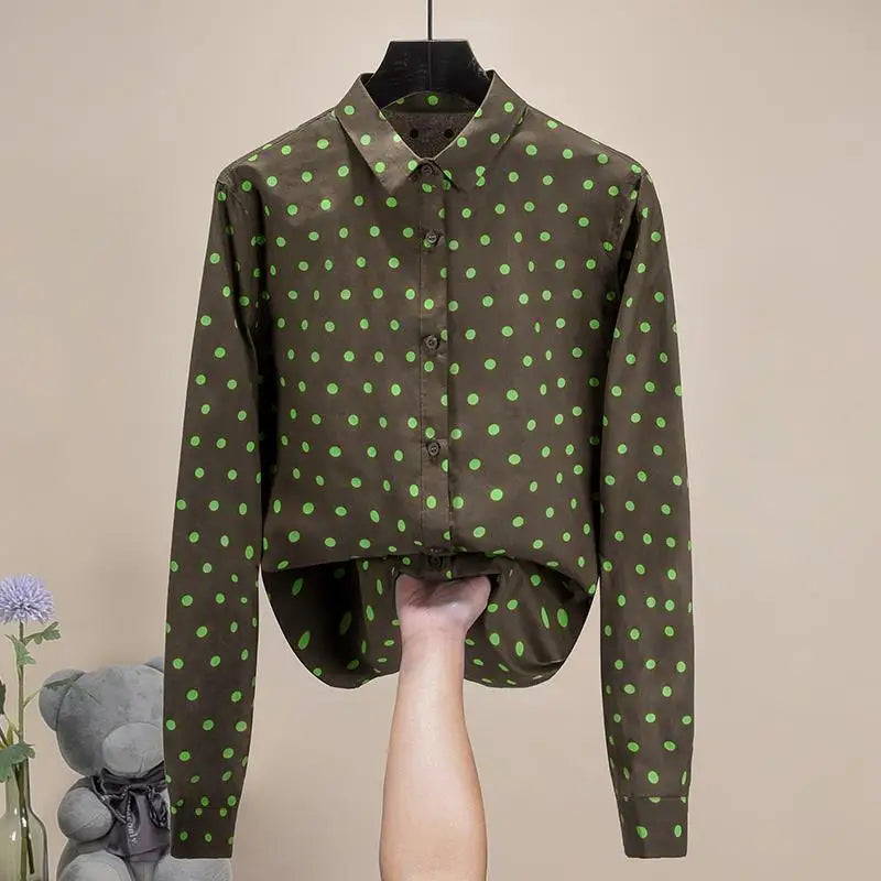 MONROE DOT BLOUSE